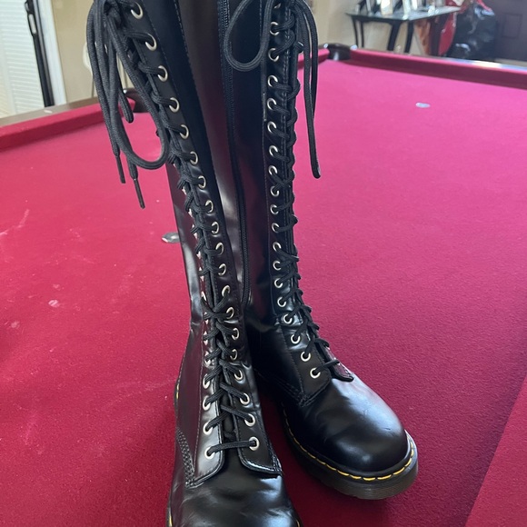 Dr. Martens Black Leather Boots - Picture 7 of 7